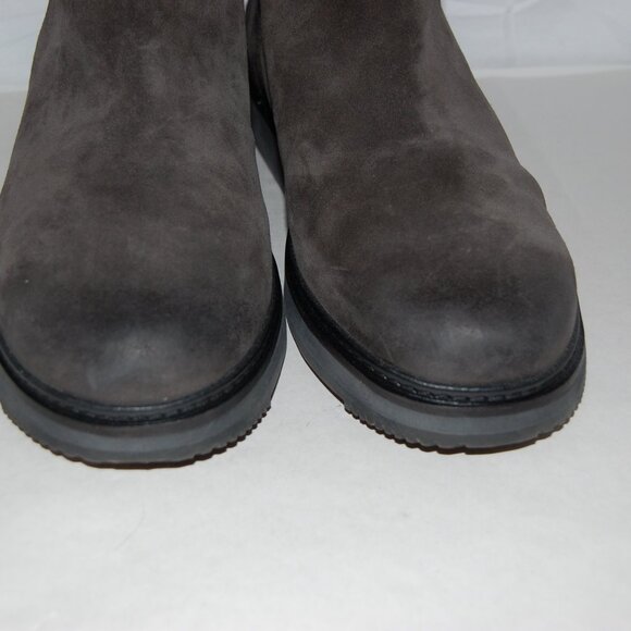 US 10 ? Car Shoe by PRADA ITALY Men\'s Shearling Suede Leather Ankle Boots main image 6
